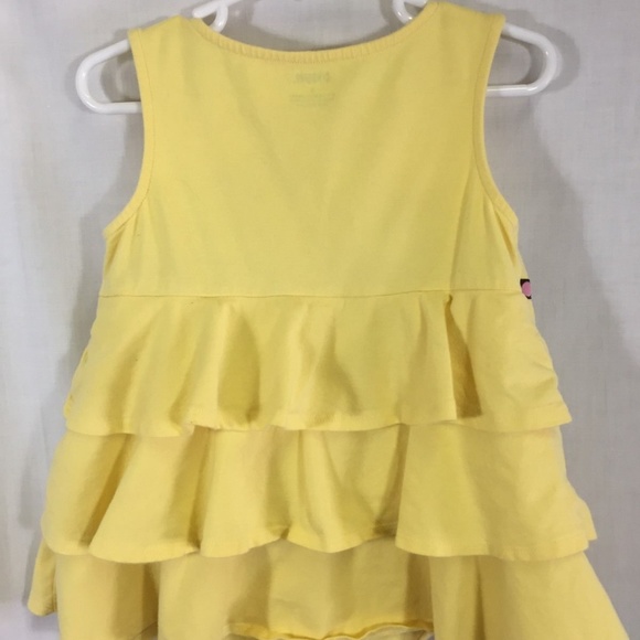 Gymboree Spring Ruffle Tank Dress Polka Dot Belt - Picture 2 of 7